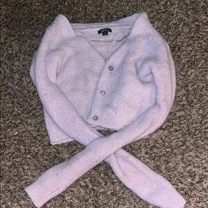 Wild Fable Purple Cardigan Sweater Knit